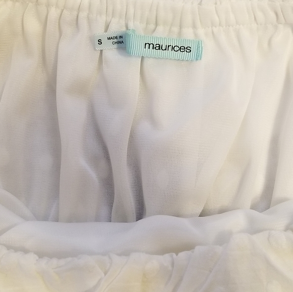 Maurices Ombre Strapless Dress With Brown Belt - Picture 7 of 8